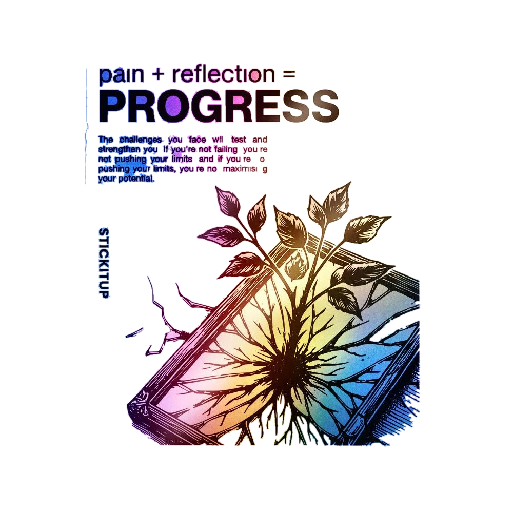 Progress Formula Holographic Stickers